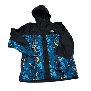 The North Face Dryvent ‎ rain windbreaker jacket Full Zip Boys M 10/12